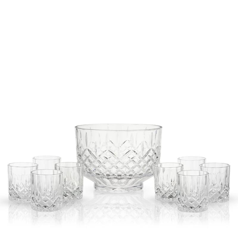 Admiral Punch Bowl with 8 Tumblers by Viski Bed Bath & Beyond 39084786