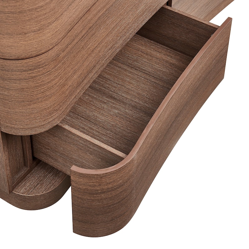 Mirae 6-Drawer Curved Dresser