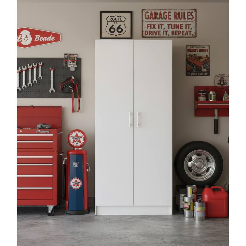 Modex Multi-Purpose Utility Storage Cabinet - W 31.5″ × D 15.7″ × H 70.9″