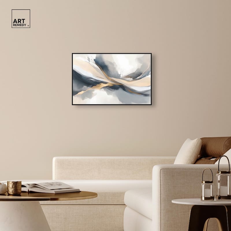 Dynamic Swirls II Canvas by Art Remedy