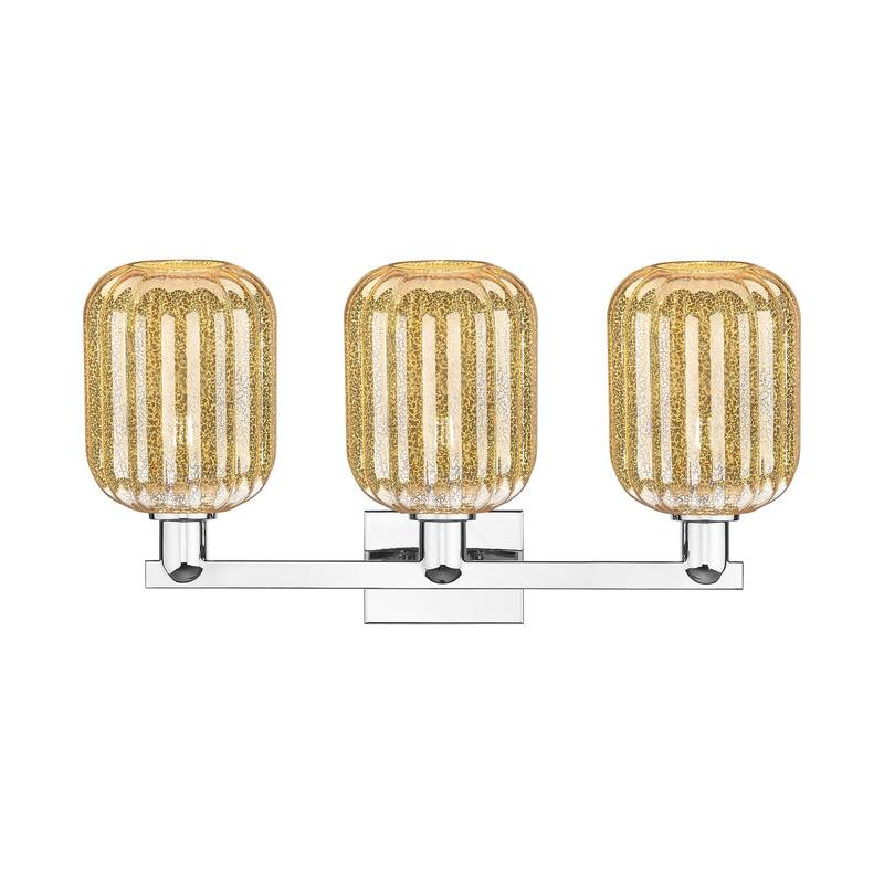 Innovations Lighting Downtown Urban - Preston - 3 Light 26" Jar Shade Bath Vanity Light