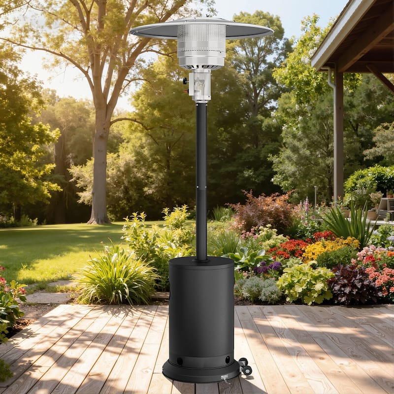 Upgraded 50,000 BTU Stainless Steel Propane Gas Outdoor Patio Heater