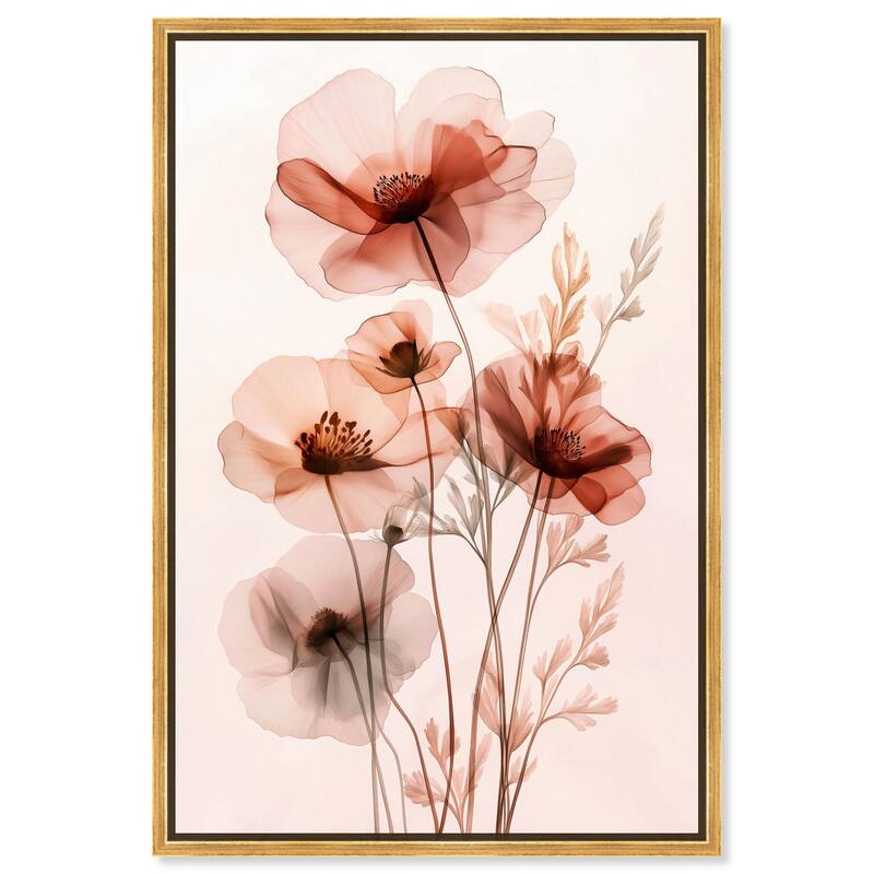 Petal Dye I Canvas by Art Remedy - Gold - 24" x 36"