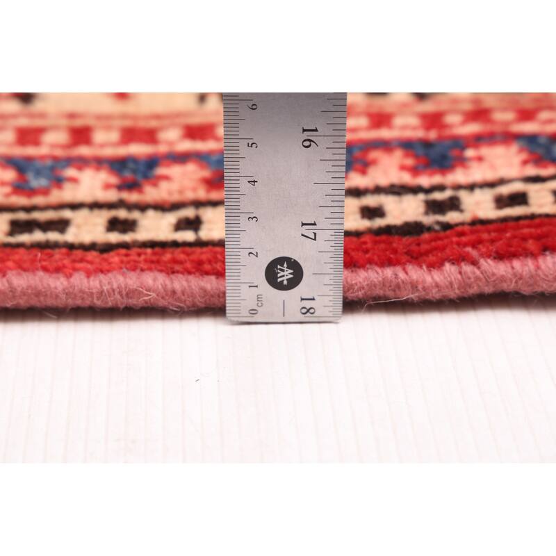 ECARPETGALLERY Hand-knotted Andelz Red Wool Rug - 4'4 x 7'1