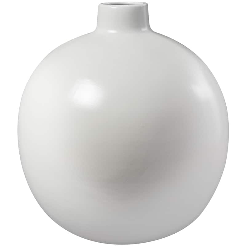 Ceramic Matte Decorative Vase - Black or White - Roche River Decor