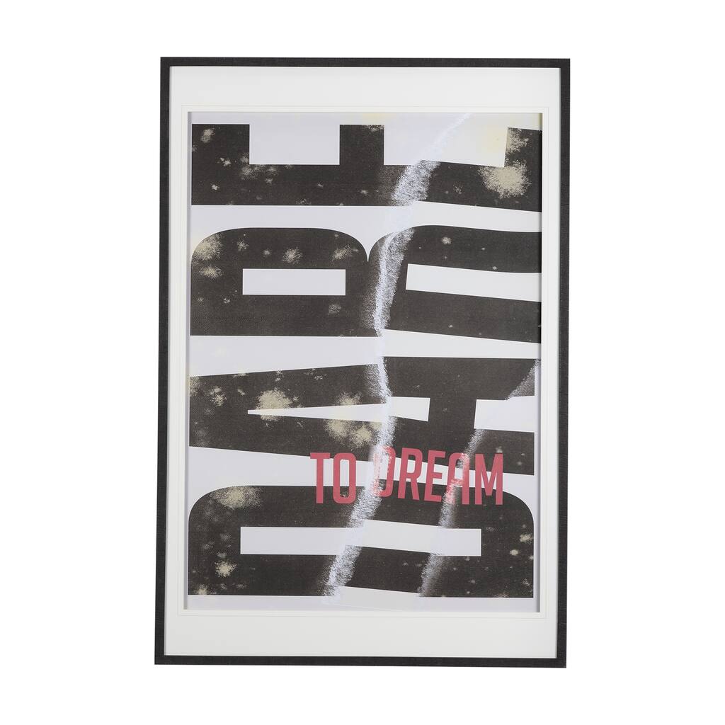 Dare To Dream Framed Art Print
