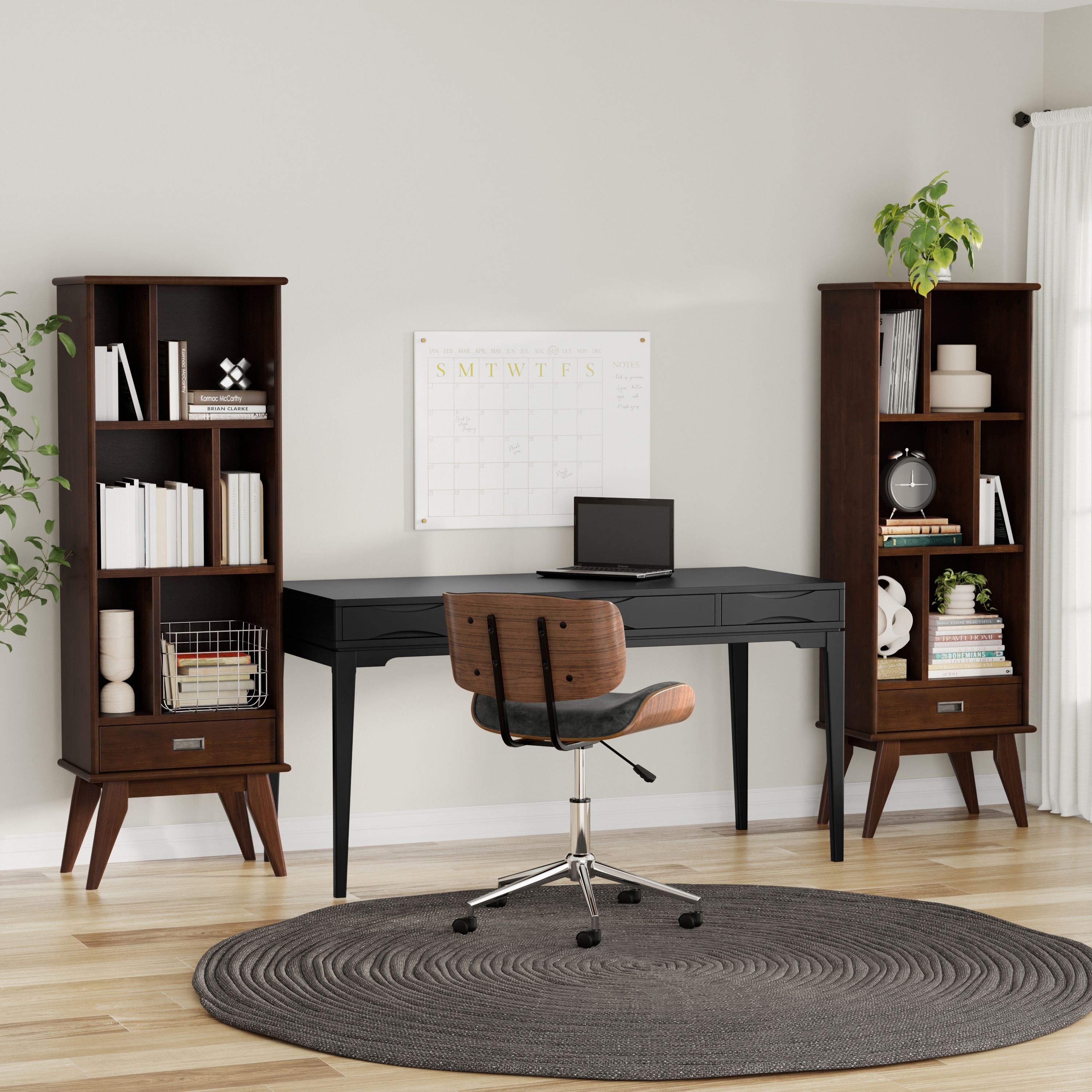 WYNDENHALL Tierney 22 inch Solid Wood 6 Cubbie Bookcase (Set of 2) - 22"W x 14"D x 64"H