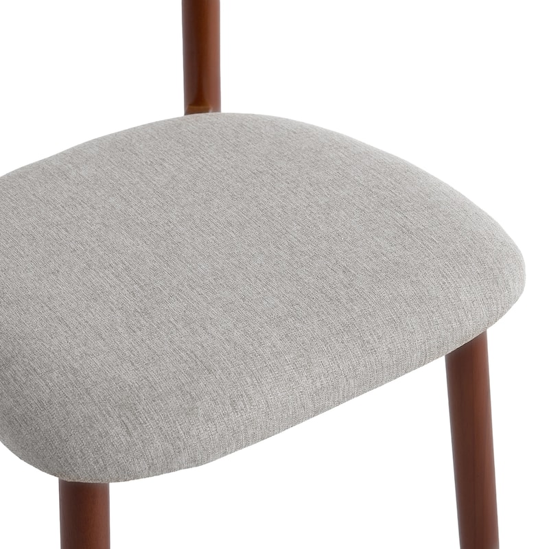 Modern Upholstered Linen Kitchen Dining Chair