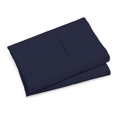 Purity Home Organic 100% Cotton Ultra-Light Percale Pillowcase Set