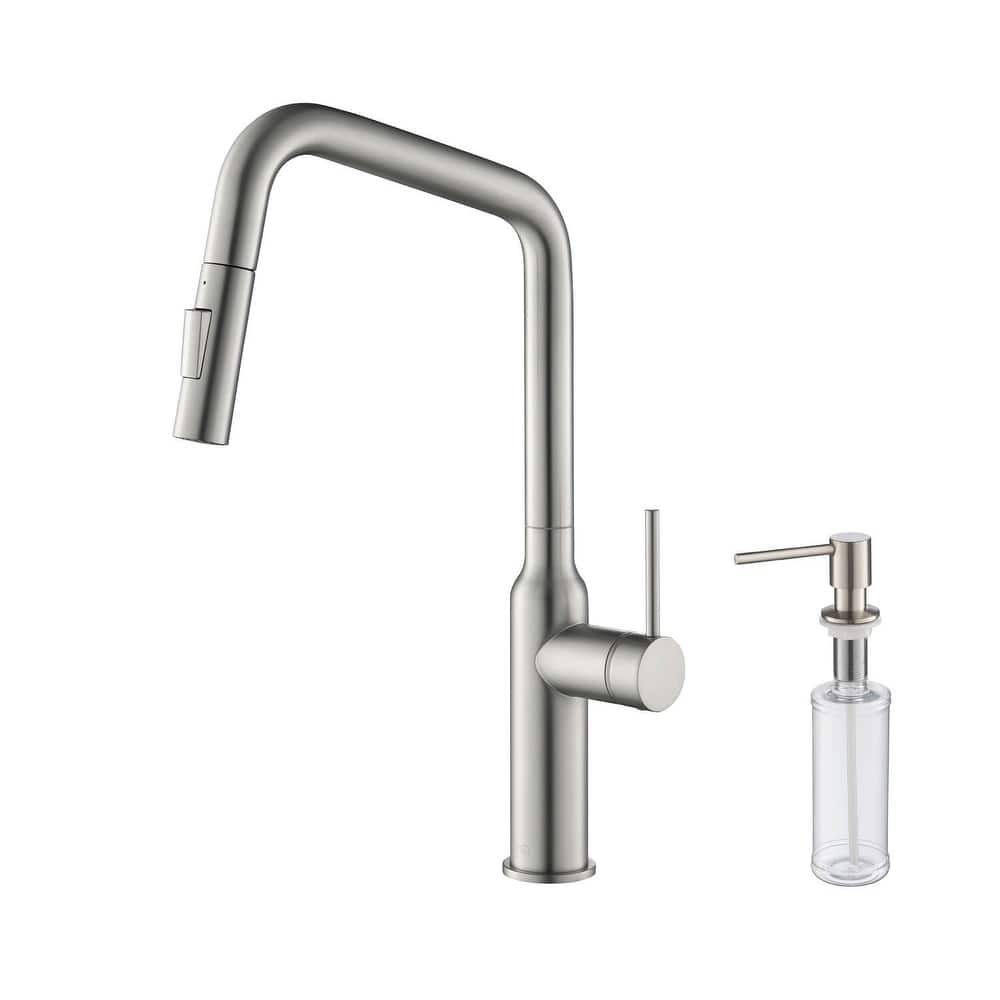 High Arc Single Lever Kitchen Faucet with Pull Down Sprayer