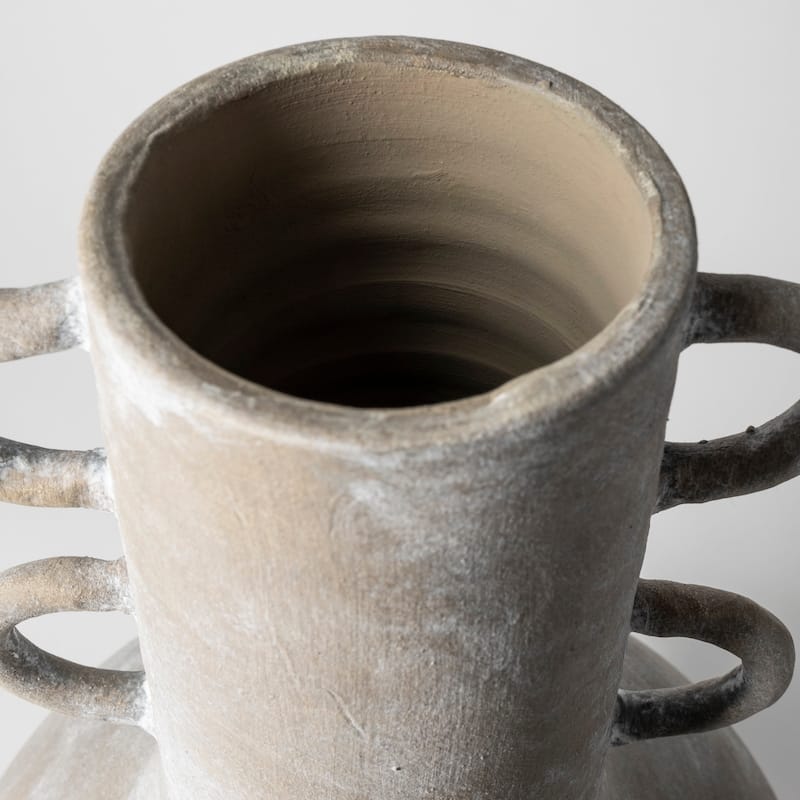 Sherry Rustic Brown Ceramic Vase (19")