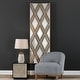 preview thumbnail 3 of 3, Uttermost Tahira Casual Contemporary Decorative Argyle Diamonds Wall