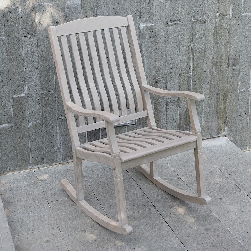Cambridge Casual ClovisTeak Patio Rocking Chair