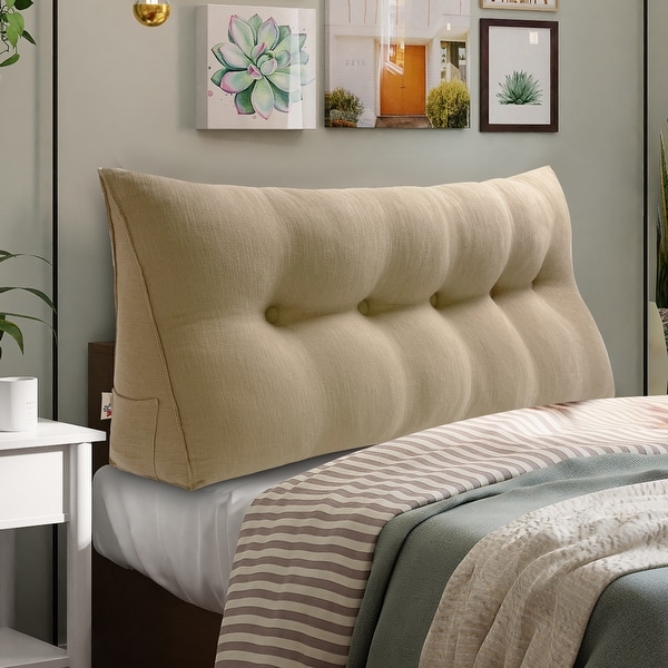 WOWMAX Bed Rest Wedge Reading Pillow Headboard Back Support Cushion On Sale Bed Bath Beyond 34483743