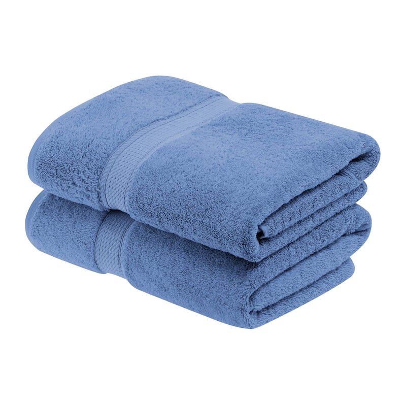 Superior Egyptian Cotton Pile Heavyweight Bath Towel Set of 2