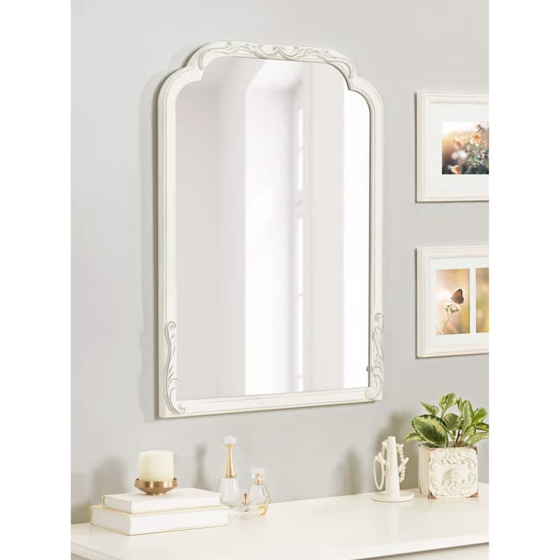 Kate and Laurel Fraimont Scallop Wall Mirror - 24x34