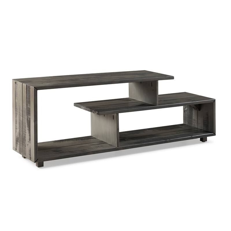 Middelbrook 60-inch Asymmetrical Solid Wood TV Stand