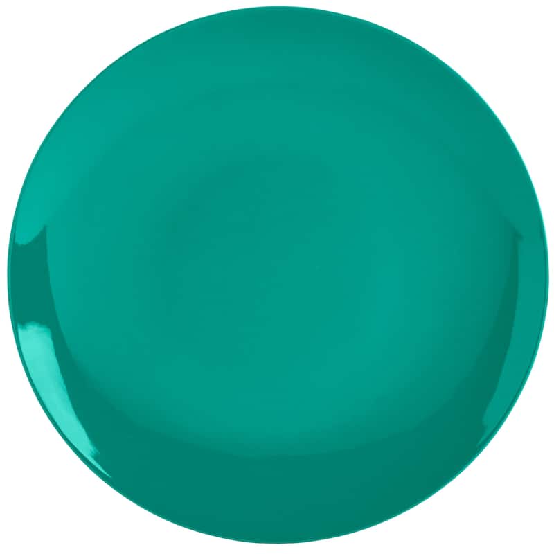Tabletops Gallery Green 12 Piece Melamine Dinnerware Set