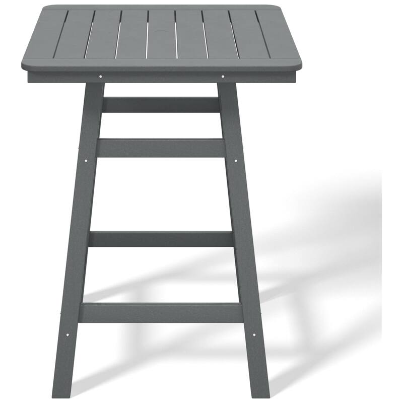 Laguna Hdpe All Weather Outdoor Patio 30" Square Counter Bistro Table