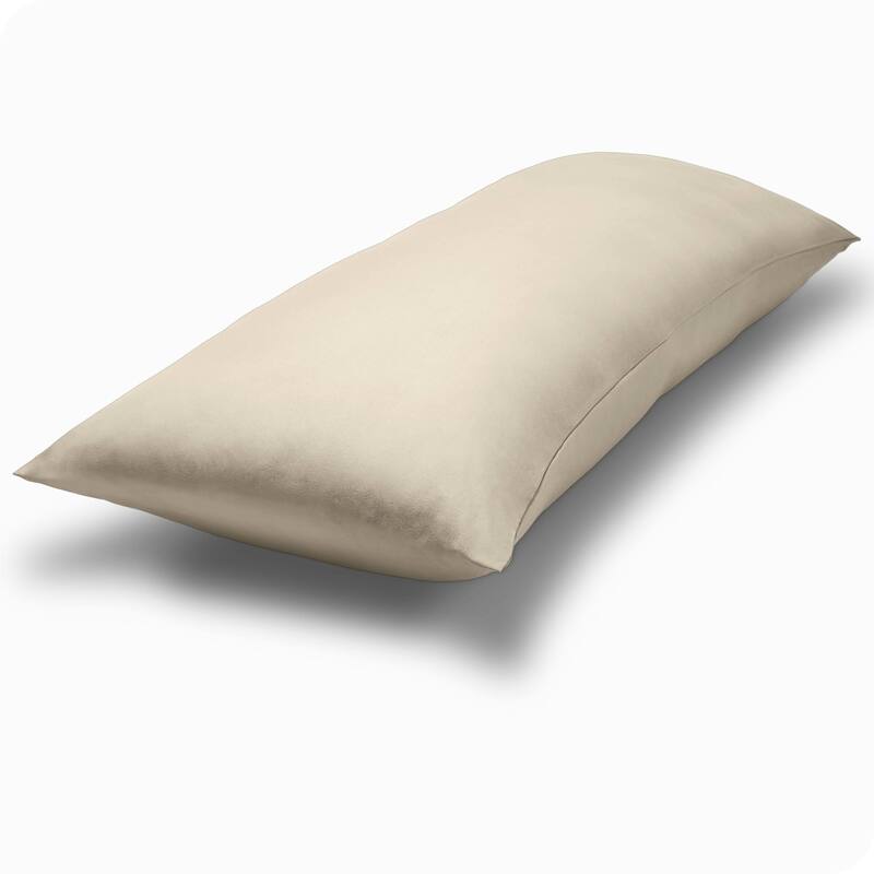 Bare Home Microfiber Body Pillow Cover with Zipper Closure