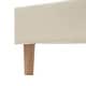 preview thumbnail 15 of 15, Beige Upholstered Platform Bed with Curve LED Headboard, Twin Size