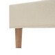 preview thumbnail 16 of 66, Velvet Upholstered Platform Bed Smart LED Bed Frame with Adjustable Height Headboard, Noise-Free Slat Support for Night's Sleep