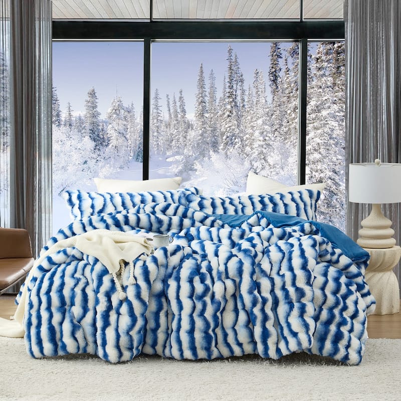 Freezin Waters - Coma Inducer® Oversized Comforter Set - Deep Water - 3 Piece - King