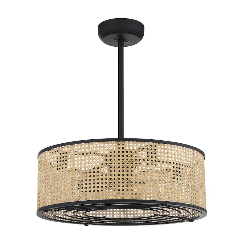Savoy House Astoria 4-Light Fan D'Lier - Matte Black