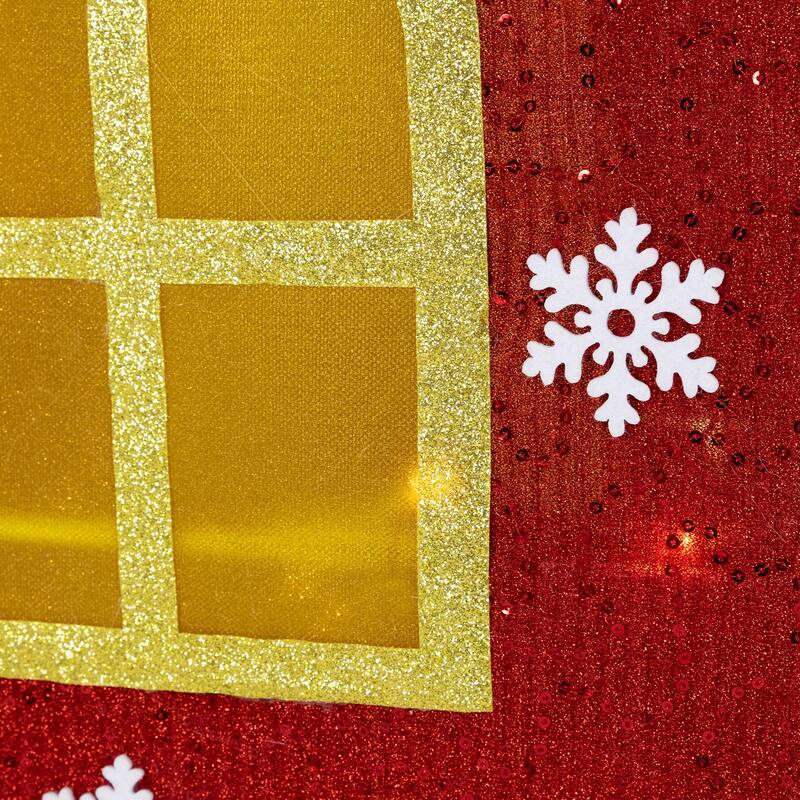 Lighted Train with Presents Outdoor Yard Decoration - 48" - Red - Warm White LED