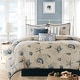preview thumbnail 1 of 11, Madison Park Nantucket Cotton Printed 7-piece Comforter Set Blue - California King
