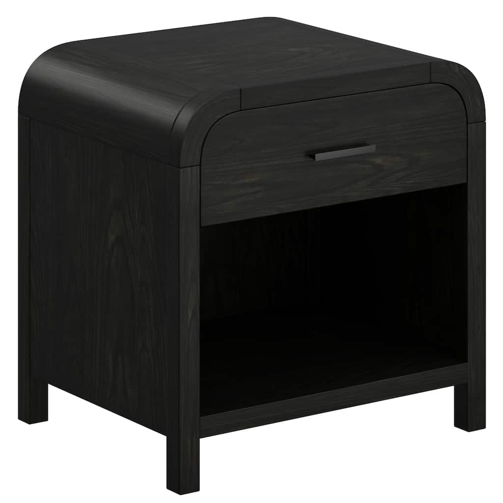 Modern 1 Drawer Night Table with charging station