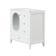 preview thumbnail 8 of 8, 30" Bathroom Vanity with Sink, Bathroom Vanity Cabinet with Three Drawers and Door, Solid Wood and MDF