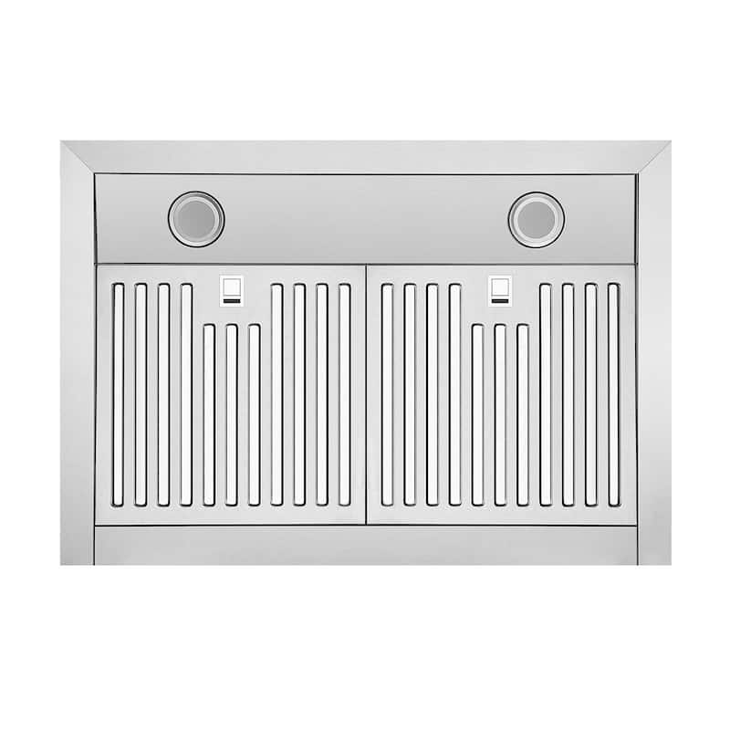 30 inch 400 CFM Ducted Under Cabinet Range Hood - Automatic Shut-Down Delay - Soft Touch Controls