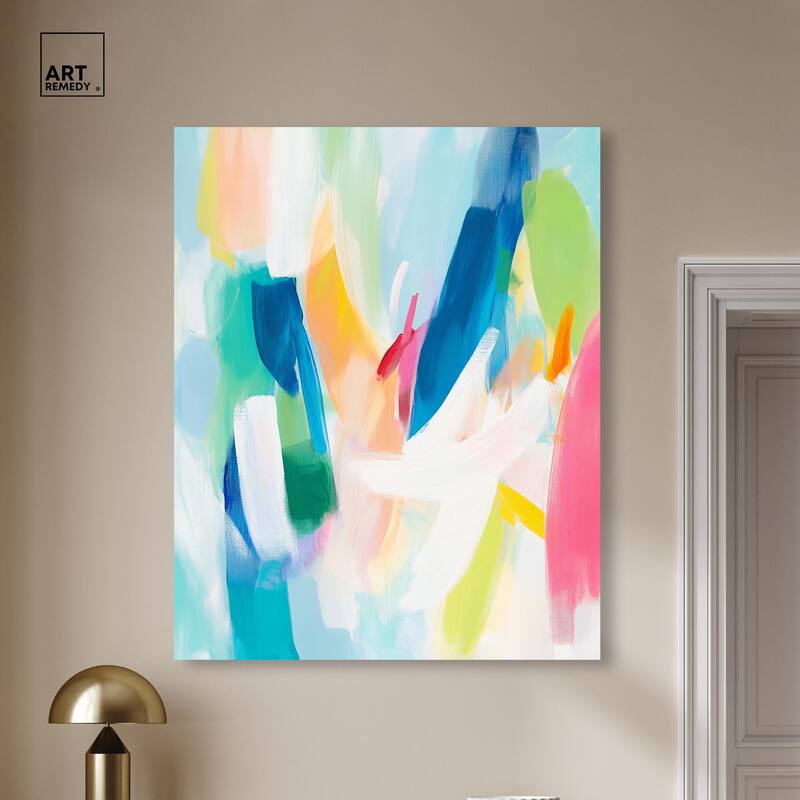Whirlwind of Color II Canvas by Art Remedy, Gallery Wrapped
