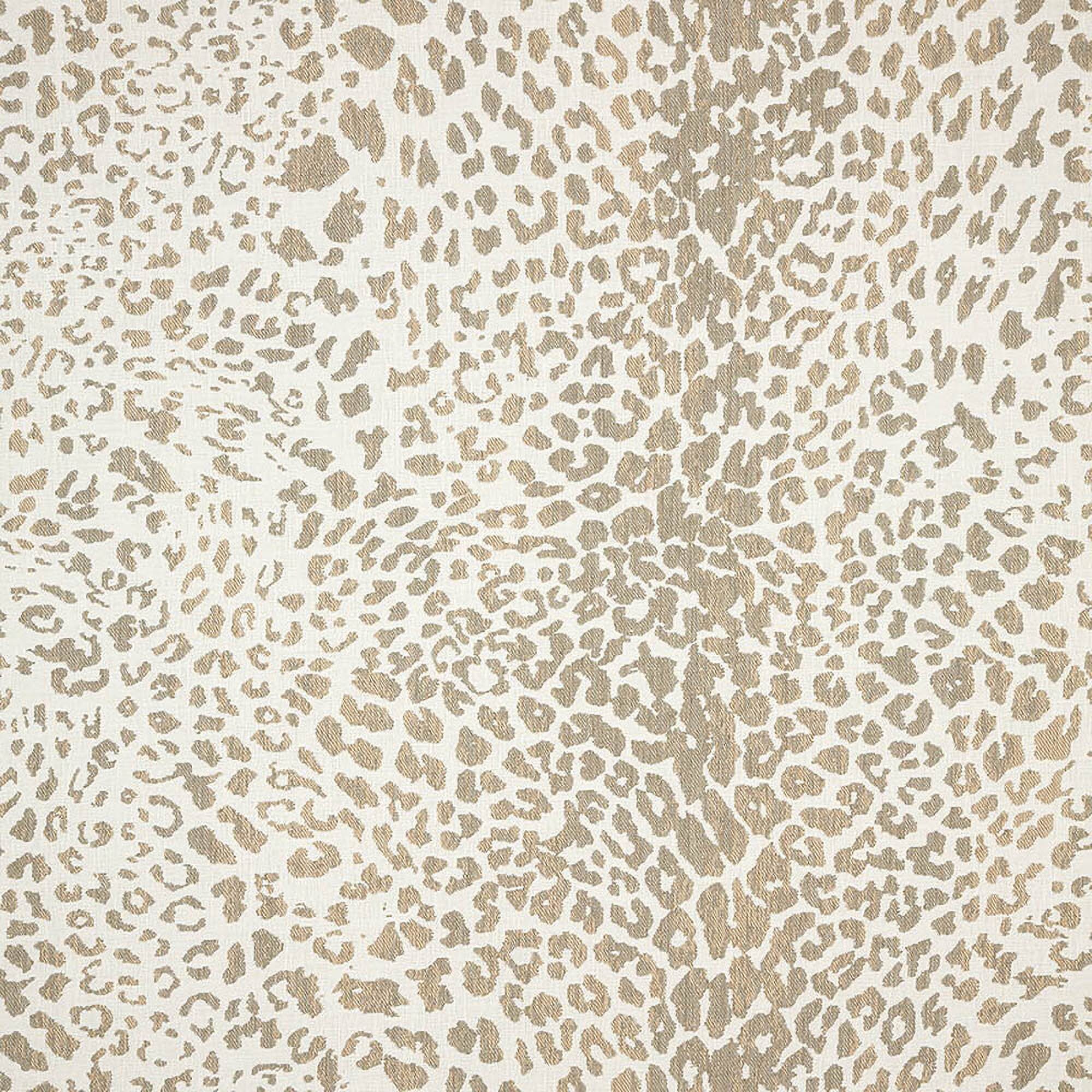 Sunbrella Tan Leopard Indoor/Outdoor Pillows, Set of 2, Corded 