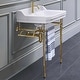 preview thumbnail 5 of 9, Whitehaus Victoriahaus 23-1/2" Rectangular Ceramic Lavatory Console