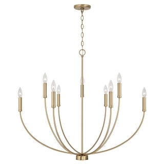 Ansley 9-Light Chandelier - 35.25"W x 32.50"H