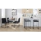 preview thumbnail 6 of 72, Porch & Den Forrest Contemporary Black Stackable Fully Welded Counter Stool (Set of 2)