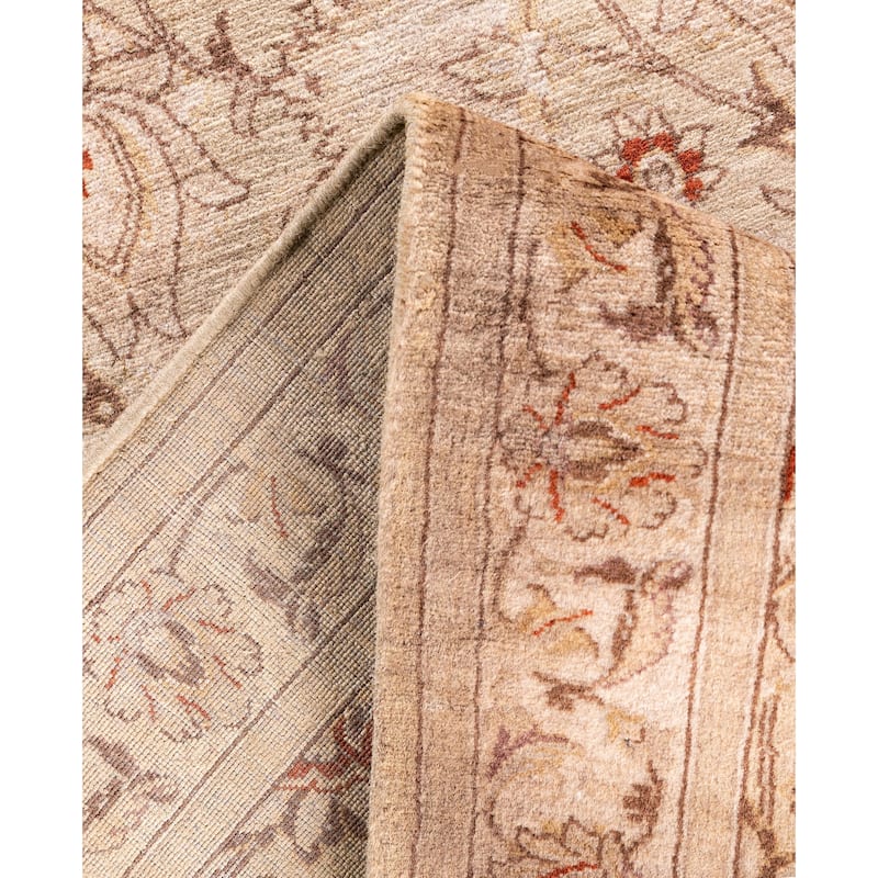 Overdyed One-of-a-Kind Hand-Knotted Runner Rug - Beige - 2' 6" x 10' 1"