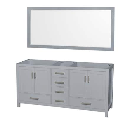 Wyndham Collection WCS141472DUNOM70 Sheffield 72" Free Standing Double