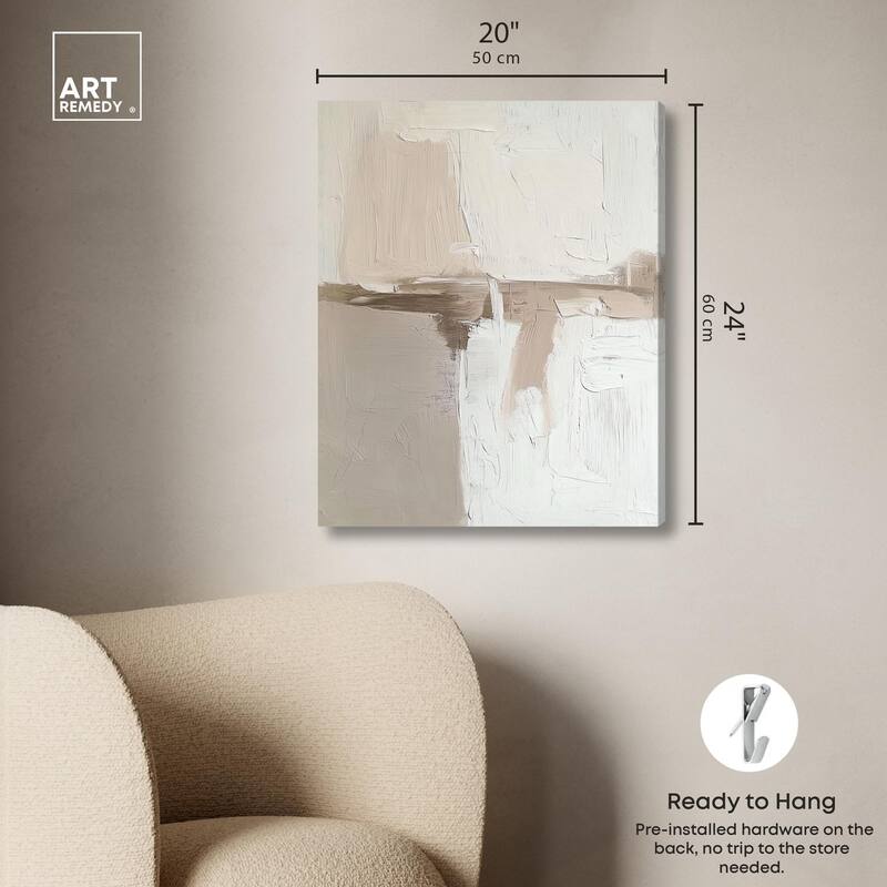 Sandstone Impressions Canvas by Art Remedy, Gallery Wrapped