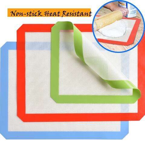 Silicone Baking Mat Set Non-stick Heat Resistant Cookie Sheets
