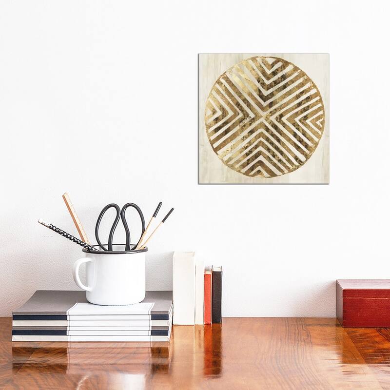 iCanvas "African Lines II" by Eva Watts Canvas Print - 12x12x0.75