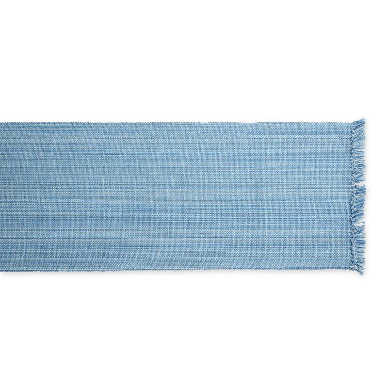 DII Variegated Taupe Fringe Table Runner 13x72