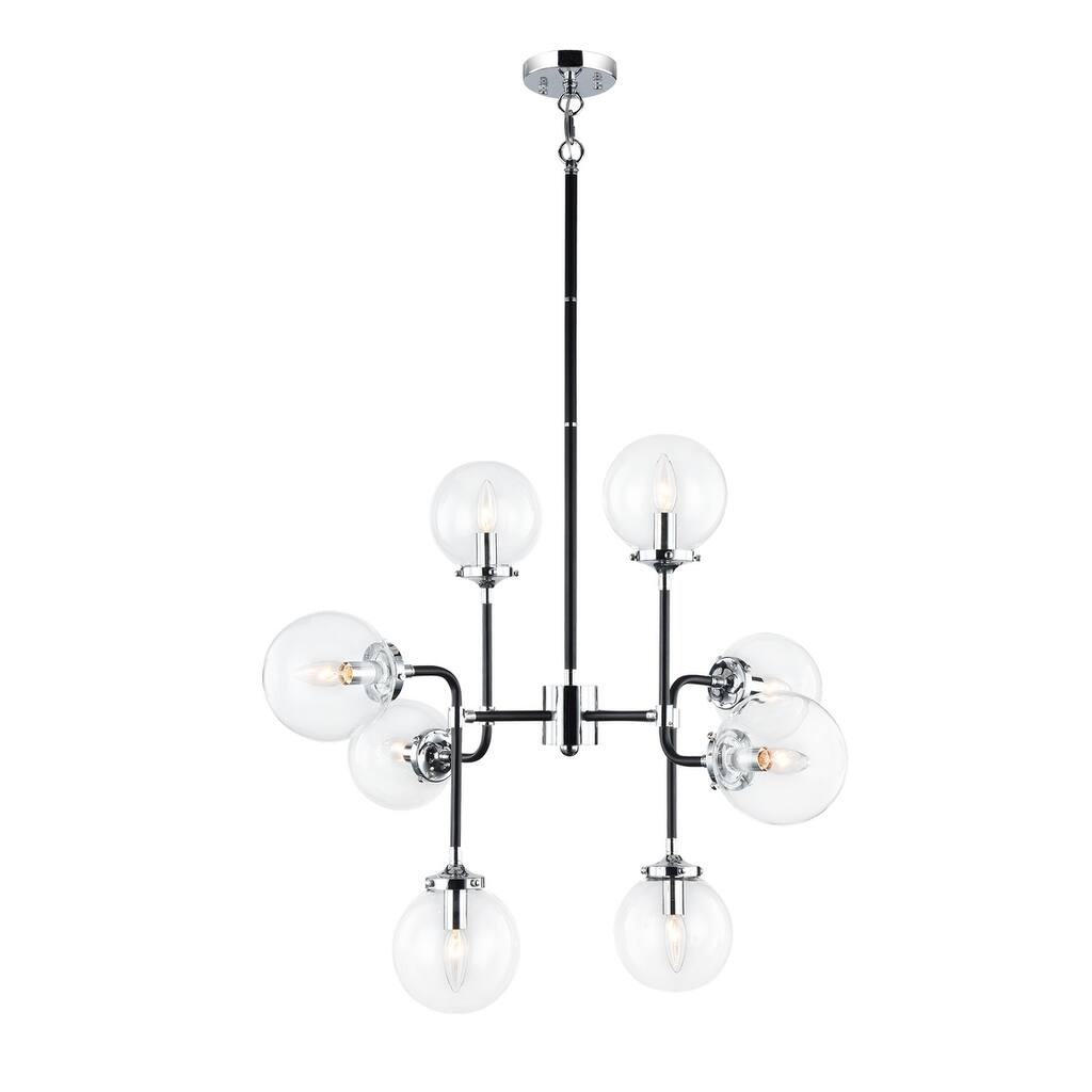 Madison 12 Light Chandelier Stanhill Vision Chrome - One Size