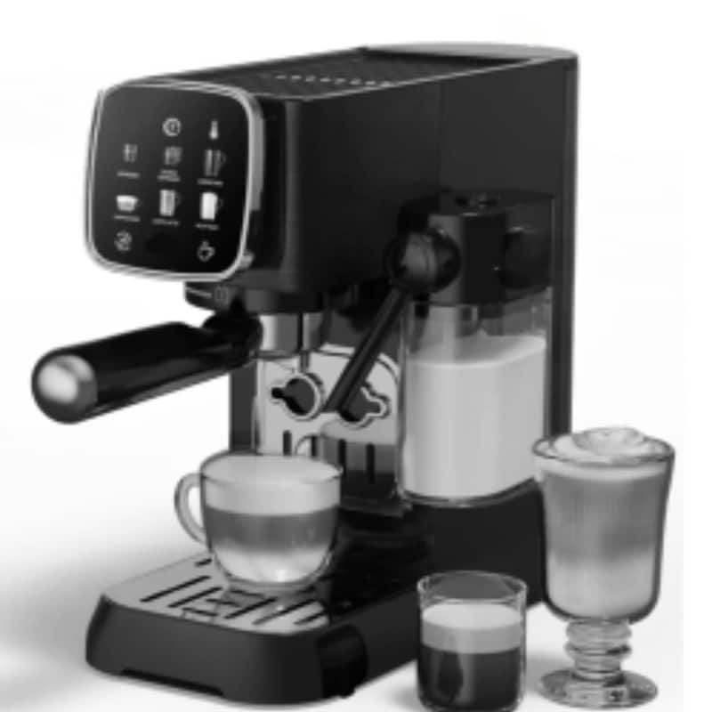 20Bar Fully Automatic Espresso Machine, Professional Coffee Maker - Black