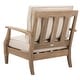 preview thumbnail 38 of 41, SAFAVIEH Couture Martinique Solid Wood Outdoor Arm Chair - 31"W x 35"D x 32"H