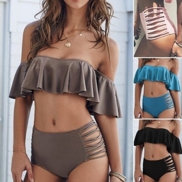 high waisted womens bathing suits
