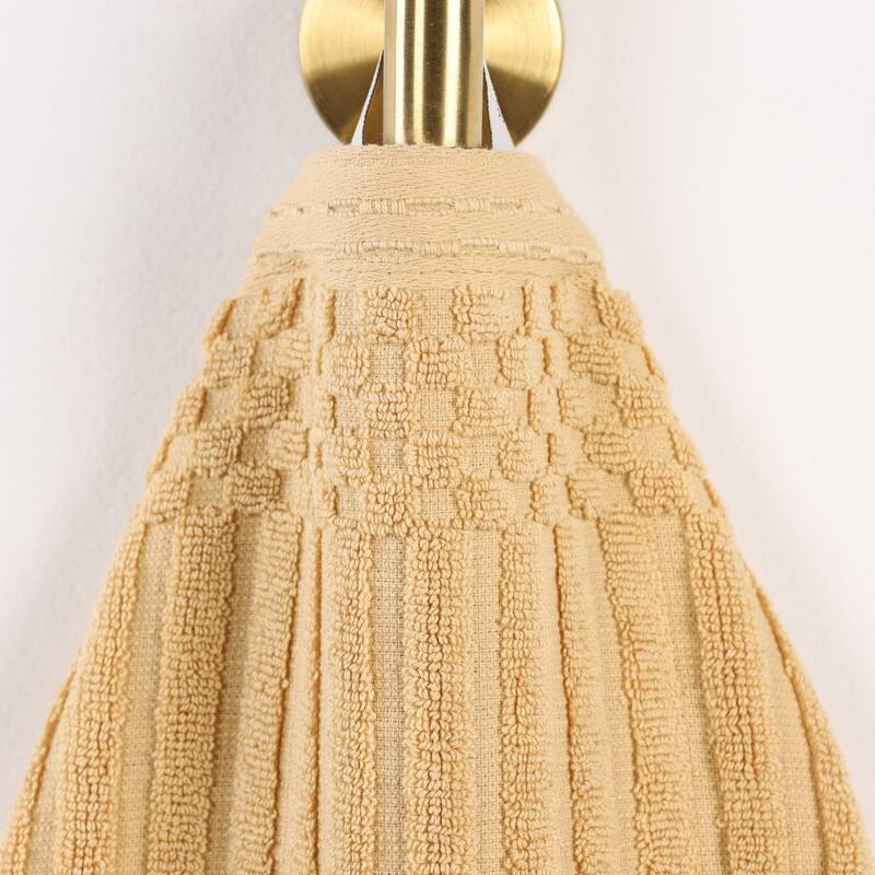Superior Soho Ribbed Cotton Bath Towel Set