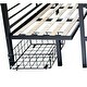 preview thumbnail 8 of 7, Kid Bed Frame Full Size Loft Bed with Table Set Transformable to Full over Full Bunk Bed